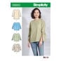 Simplicity Women’s Top Sewing Pattern S8920 (16-24) image number 1