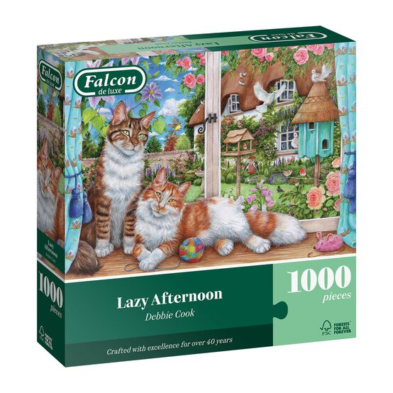 Falcon Lazy Afternoon Jigsaw Puzzle 1000 Pieces image number 1