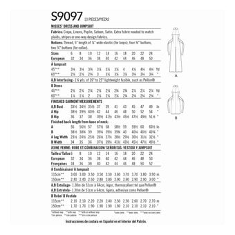Simplicity Dress and Jumpsuit Sewing Pattern S9097 (6-14) image number 2