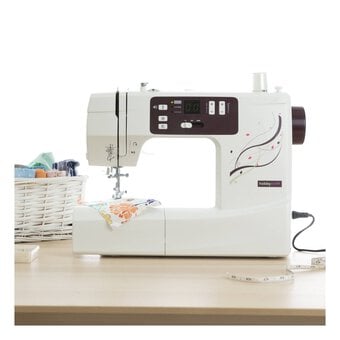 Hobbycraft 100S Sewing Machine, Threads and Scissors Bundle image number 2