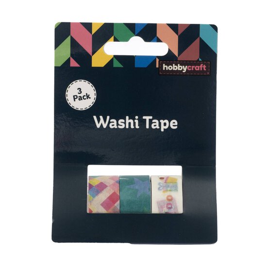 Let&rsquo;s Party Washi Tapes 2m 3 Pack image number 4