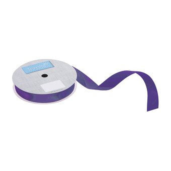 Trimits Plum Double-Faced Satin Ribbon by the Metre 15mm