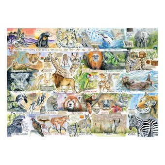 Gibsons Sun Bears and Sloths Jigsaw Puzzle 1000 Pieces