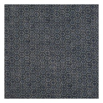Sevenberry Indigo Blue Homespun Cotton Fabric by the Metre image number 2