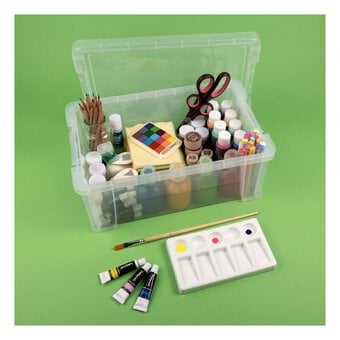 Whitefurze Allstore 10 Litre Clear Storage Box  image number 3