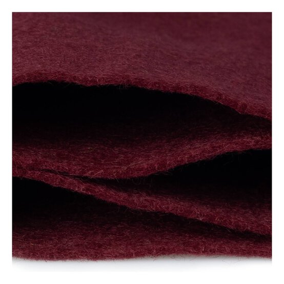 Cranberry Polyester Felt Sheet A4 image number 2
