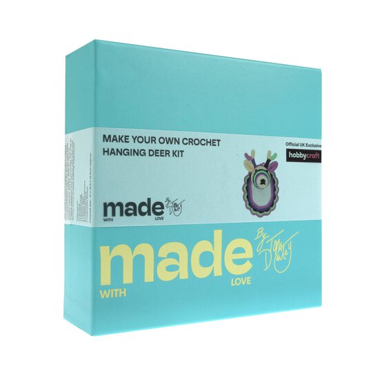 Made With Love Deer Crochet Wall Hanging Kit image number 1