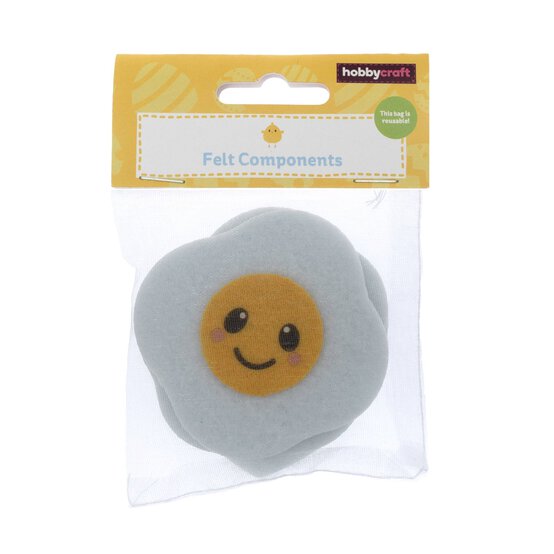 Felt Smiley Fried Eggs 4 Pack image number 4