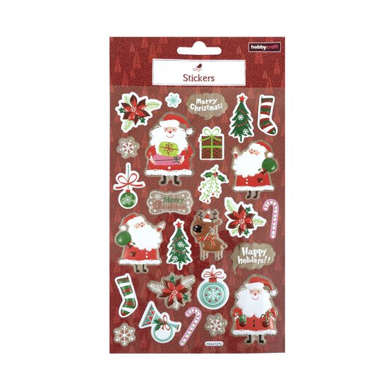 Merry Christmas Puffy Stickers image number 3