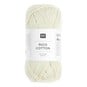 Rico Essentials Ivory Cotton 4ply 50g image number 1
