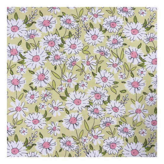 Daisy Dream Cotton Spandex Fabric by the Metre image number 2