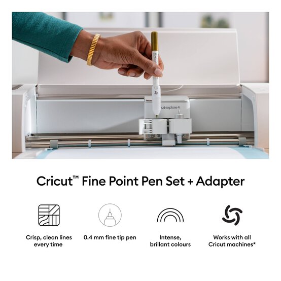 Cricut Assorted Fine Point Pens 3 Pack image number 5