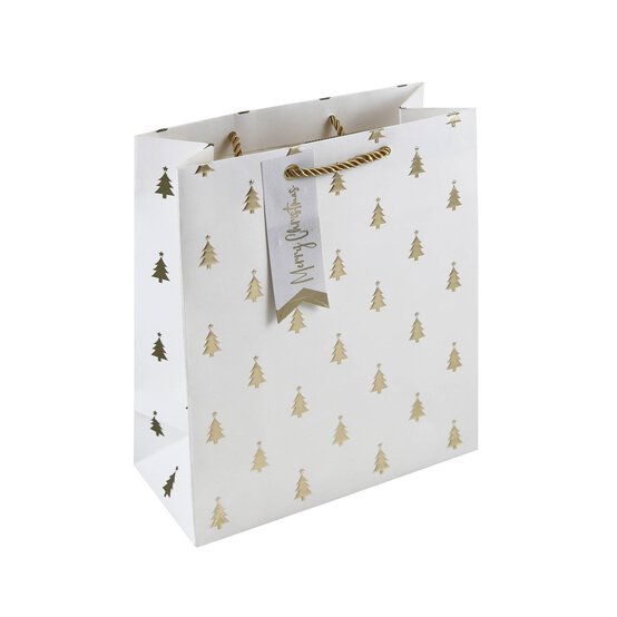 Gold Tree Gift Bag 26cm x 22cm image number 1
