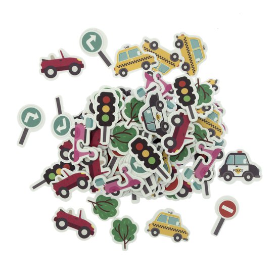 Transportation Foam Stickers 42g image number 1