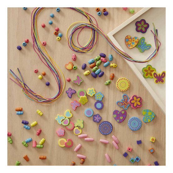 Melissa & Doug Bead Bouquet Wooden Bead Kit image number 2
