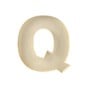 Wooden Fillable Letter Q 22cm image number 3
