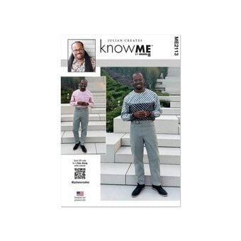 Know Me Men's Shirt and Trousers  Sewing Pattern ME2113 (MLL 36-42)