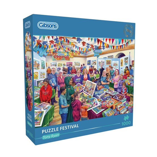 Gibsons Puzzle Festival Jigsaw Puzzle 1000 Pieces image number 1