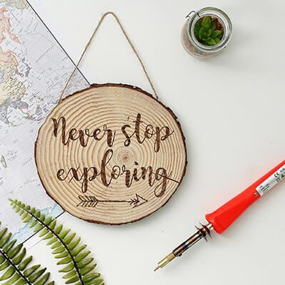 How to Make a Pyrography Adventure Decoration | Hobbycraft