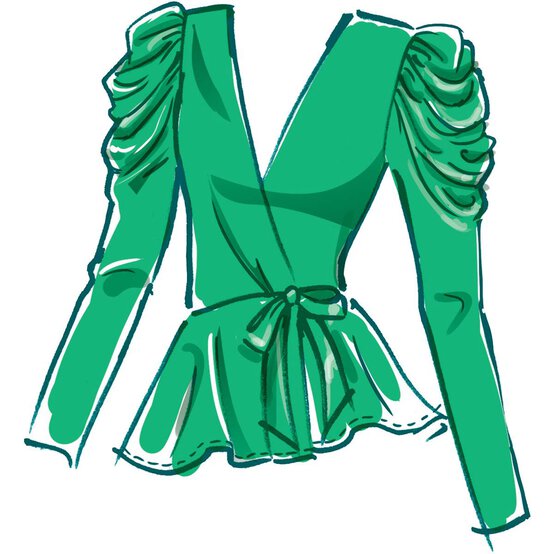 McCall&rsquo;s Myrtle Tops Sewing Pattern M8146 (26-32) image number 4