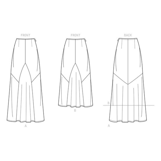 New Look Women&rsquo;s Skirt Sewing Pattern N6702 image number 3
