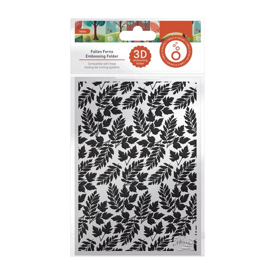 Tonic Studios Fallen Ferns Embossing Folder 5 x 7 Inches image number 1