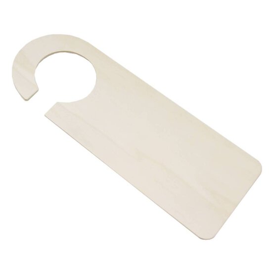 Natural Wooden Door Hanger image number 2