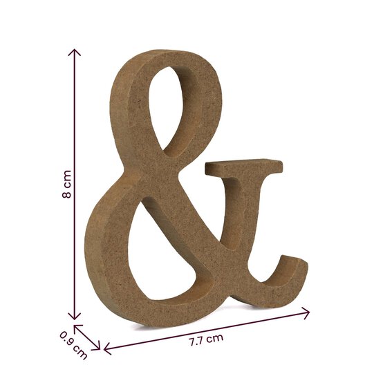 MDF Wooden Symbol & 8cm image number 4