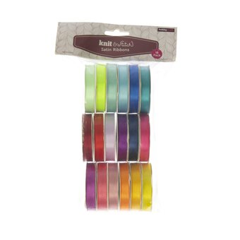 Bright Mixed Ribbons 2m 18 Pack | Hobbycraft