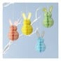 Honeycomb Bunny Decorations 4 Pack image number 2
