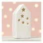 Ceramic Star House Tealight Holder 17cm image number 1