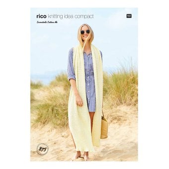 Rico Essentials Cotton DK Ladies' Shawl Digital Pattern 875