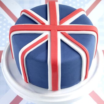 How to Bake a Union Jack Cake