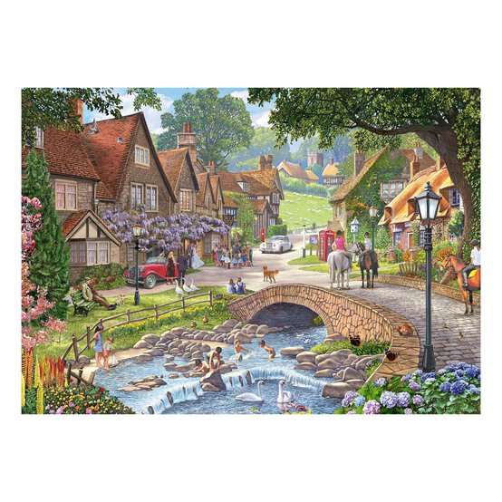 Ravensburger Blossoms Flower Shop Jigsaw Puzzle 1000 Pieces image number 2