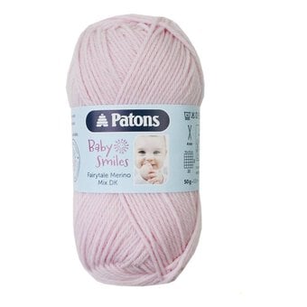 Patons Pale Pink Fairytale Merino Mix DK Yarn 50g