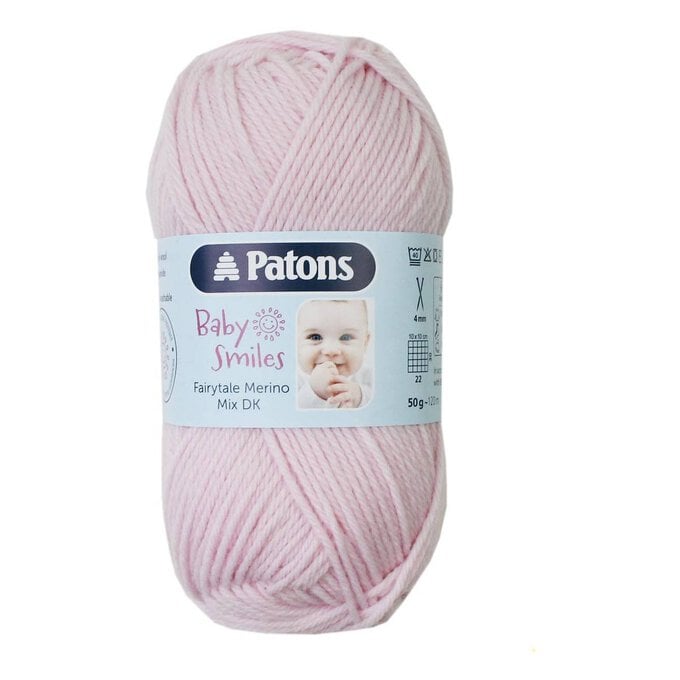 Patons Pale Pink Fairytale Merino Mix DK Yarn 50g image number 1