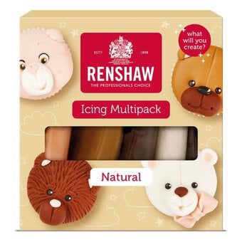 Renshaw Natural Ready to Roll Icing 100g 5 Pack