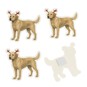 Antler Dog Card Toppers 4 Pack image number 3