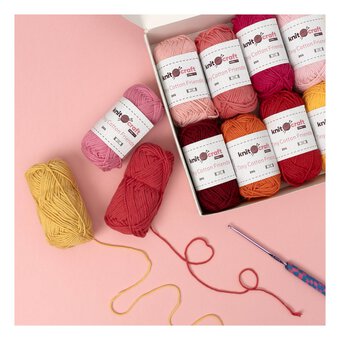 Knitcraft Warm Tone Tiny Cotton Friends Yarn 25g 12 Pack