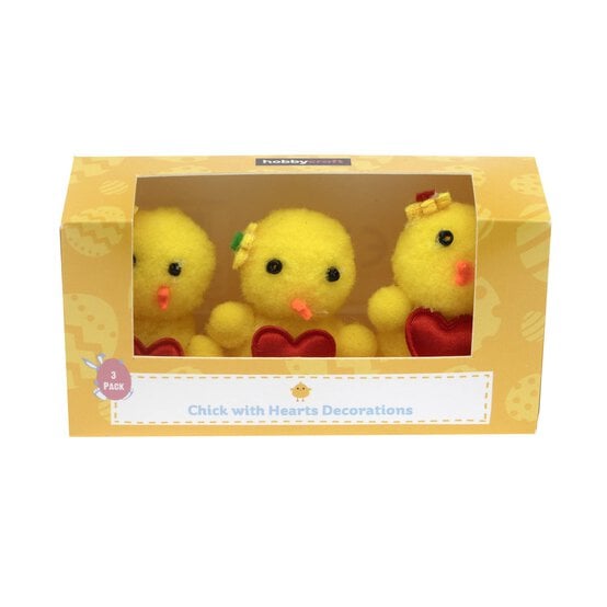 Yellow Chicks with Hearts 3 Pack image number 4