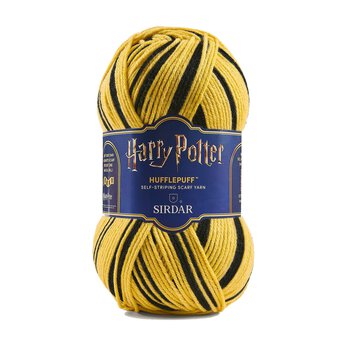 Sirdar Harry Potter Hufflepuff Self-Striping Scarf Yarn 300g