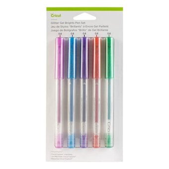 Cricut Assorted Glitter Gel Pen Set 5 Pack