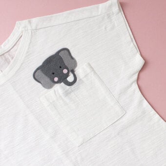Your Cricut Explore Children's Elephant Pocket T-shirt