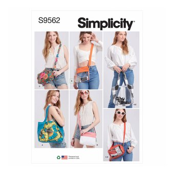 Simplicity Tote Bags Sewing Pattern S9562
