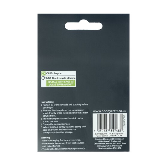 Dotty Background Clear Stamp 7cm x 7.7cm image number 5