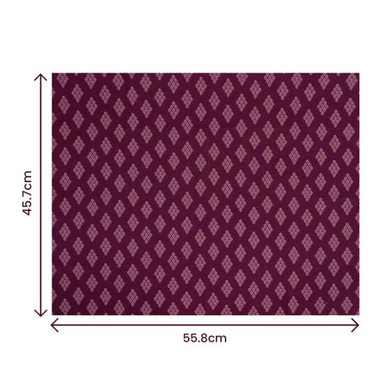 Mini Diamond Purple Single Cotton Fat Quarter image number 4