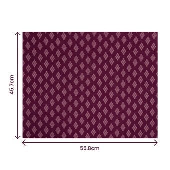 Mini Diamond Purple Single Cotton Fat Quarter image number 3