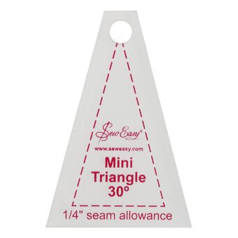 Sew Easy Mini 30 Degree Triangle Template