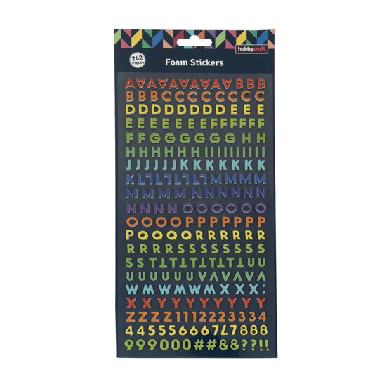 Bright Foam Alphabet Stickers image number 4