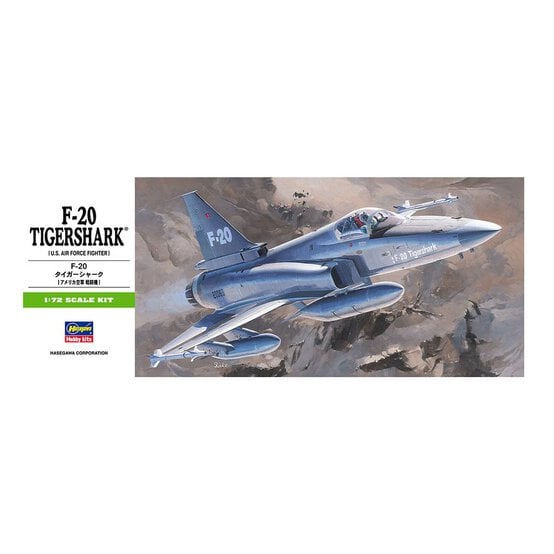 Hasegawa F-20 Tigershark Model Kit 1:72 image number 1